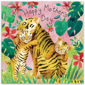 Twizler Mother’s Day Card Tiger - Cute Mothers Day Cards For Mum - Mothers Day Card From Daughter -Mothers Day Card Mum To Be - Mothers Day Card From Both Of Us -Mothers Day Gifts - Mothers Day Hamper
