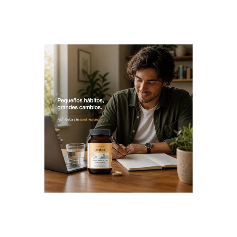 Melena de León Blend + Adaptógenos Premium 120 Cápsulas Veganas