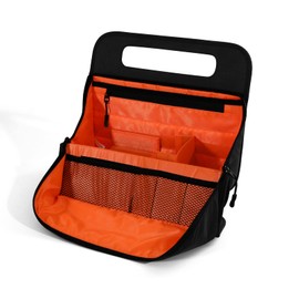 Packitvel スーツケース用 ボトルホルダー 水筒入れ 小物収納 キャリーケース用 ドリンクー サイズ調節可 カップー コーヒーー 飲み物 用 スーツケース小物入れ 旅行用品 海外旅行 便利グッズ,黒