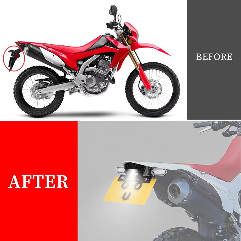 CRF250L Fender Eliminator Kit - Tail Tidy Compatible with 2013-2020