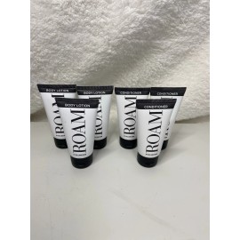 William Roam 6pc William Roam Bath/Body Travel Toiletries Conditioner-Body Lotion CrueltyFree