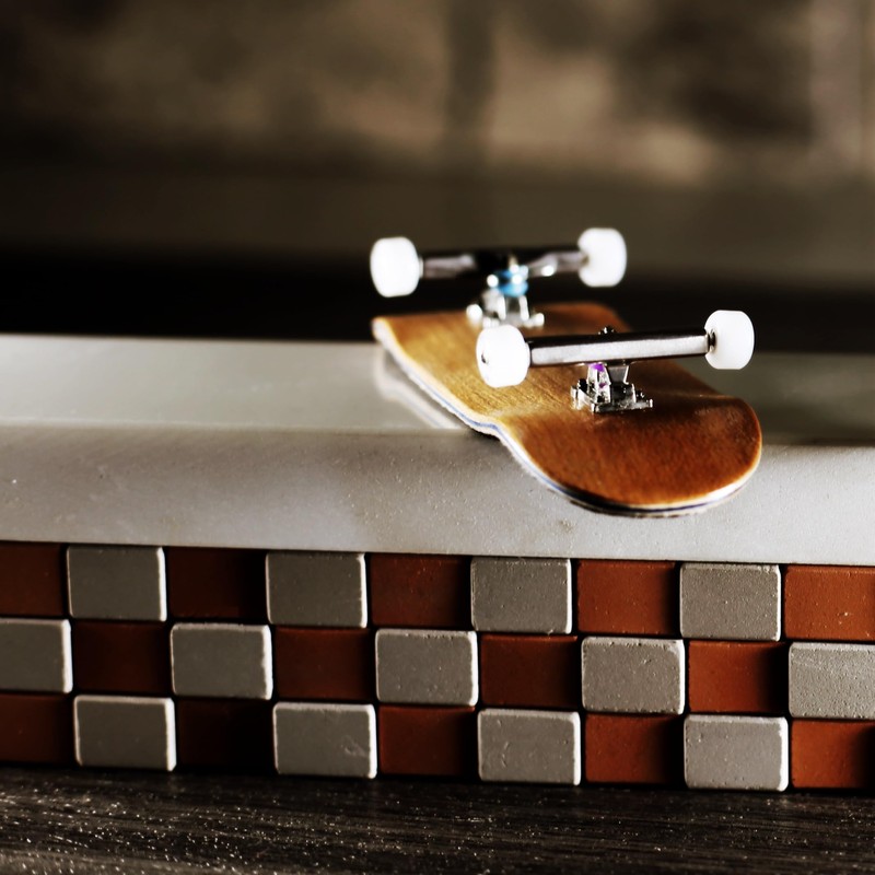 NOAHWOOD DIY Pro Fingerboard Ark i Truck 35mm (Silver)