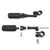 XKMT-Black Long Adjustable Highway Mounting Kit Skull Zombie Footrest Compatible