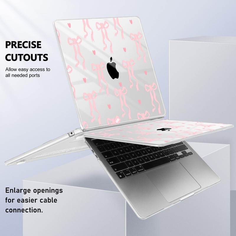 Lepeoac for MacBook Air 13.6 inch Case M5 M4 M3