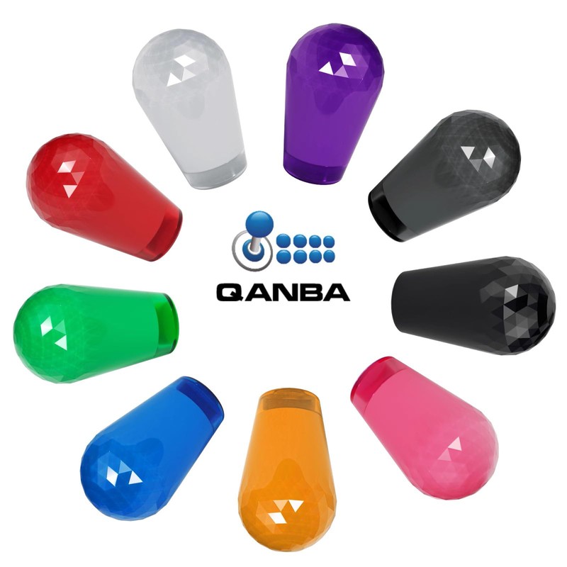 Qanba アケコン 楕円形 ナスレバー トップ ボール クァンバ アーケード ボタン ビデオゲーム