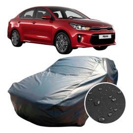 Funda Gris Súper Útil Para Kia Rio Sedan Tipo Elástico Exterior UV