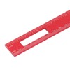 Woodworking Pocket Ruler 12in Multifunctional Metric Inch Woodwork Adjustable Sliding