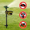 DIFU Repellent Water Sprinkler Spray, Garden Solar Motion Activated Animal