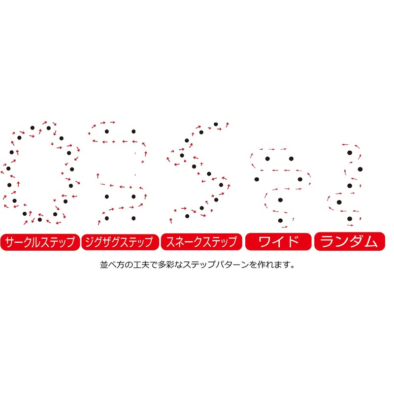 UNIX BX86-50 Baseball Training Color Step Cones Set of 6