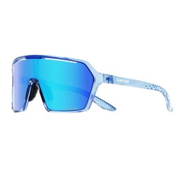 KAPVOE Polarized Cycling Glasses Men Women Sports Sunglasses Mountain Bike Baseball MTB Running Fishing Golf Driving - K335