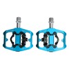 Dual Function Bicycle Pedal Flat Clipless Cleats 3 Sealed Bearings