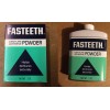 Vintage 1970's Fasteeth Denture Adhesive Powder Vick NY *New Old