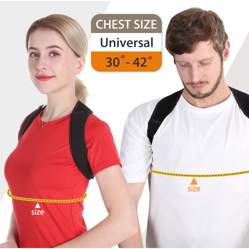 Schiara Posture Corrector for Men and Women, Comfortable Upper and