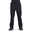 Cherokee Cherokee Workwear Professionals WW190 Mens Tapered Leg Pant,Black,Medium Short