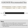 JASGOOD Men Gray Canvas Belt, Webbing Cloth D Ring Buckle