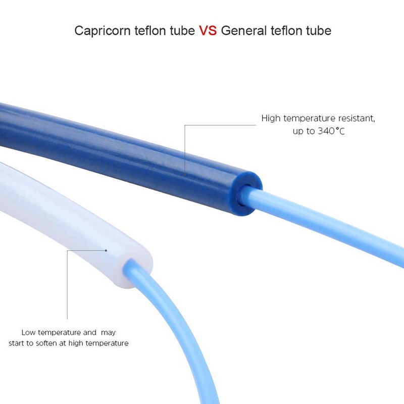 PTFE Tube Kit 3D Printer Hot End PTFE Tubing Pneumatic