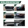 LQI TPE Dash Cover Dashboard Panel Black Compatible with Toyota