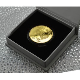 The Commemorative Coin Company 50th GOLDEN WEDDING ANNIVERSARY 24ct Gold Commemorative in Capsule and Gift Box. Gift/Present.Favour, 50 Years.