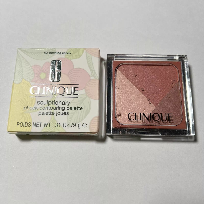 Clinique Sculptionary Cheek Contouring Palette Shade 03 Defining ROSES Blush
