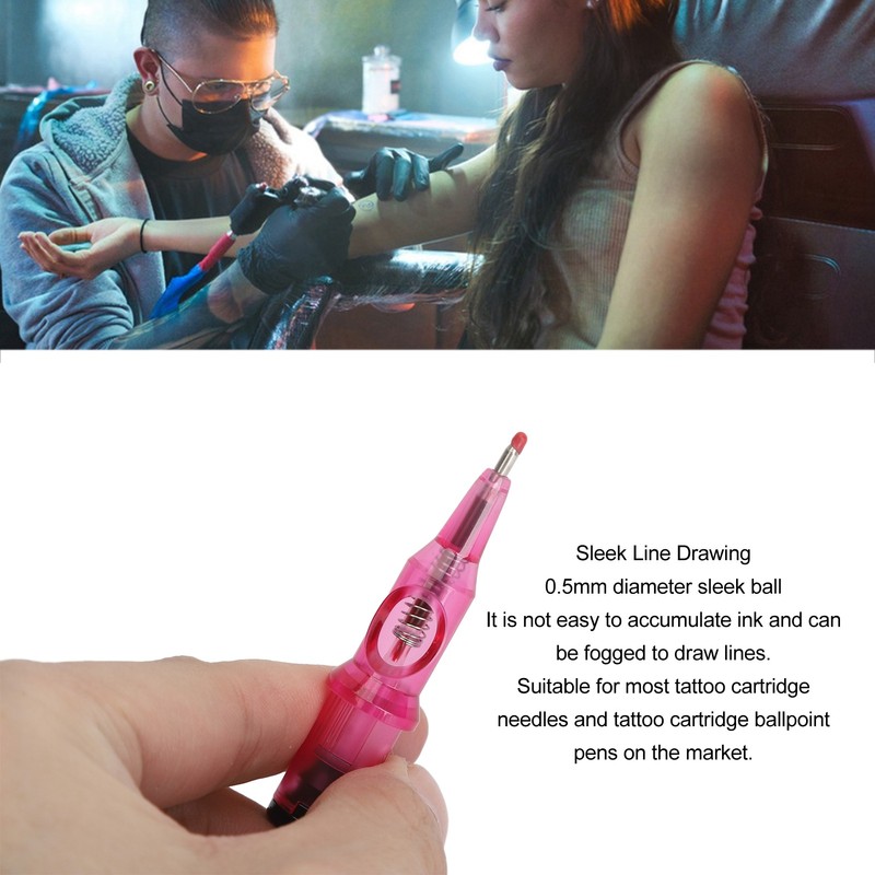 DIY Tattoo Tool Kit Portable Small Tattoo Pen Ballpoint Pen