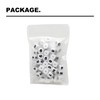 50Pcs Number Silicone Beads 0-9 Numbers Beads 12mm Square