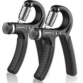 Grip Strength Trainer - Hand Grip Strengthener, Adjustable Resistance 22-132Lbs (10-60kg), Portable Home Gym, High-Quality Durable Material