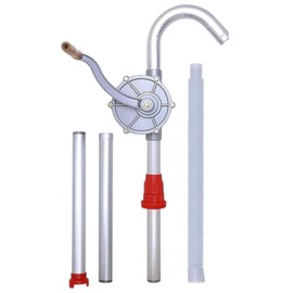 CNQLIS 55 Gallon Drum Pump, Barrel Pump 55 Gallon, 6 GPM Flow, Aluminum Drum Rotary Hand Barrel Pump Fits 5 to 55 Gallon Drums for Gasoline Oil Fuel Diesel, Kerosene, Hydraulic Fluid