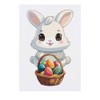 'Easter Bunny With Easter Basket Kawaii Style' Temporary Tattoo -