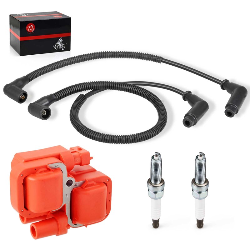 MOTO1988 Ignition coil & Spark plug w/Wire Cap for Can-Am