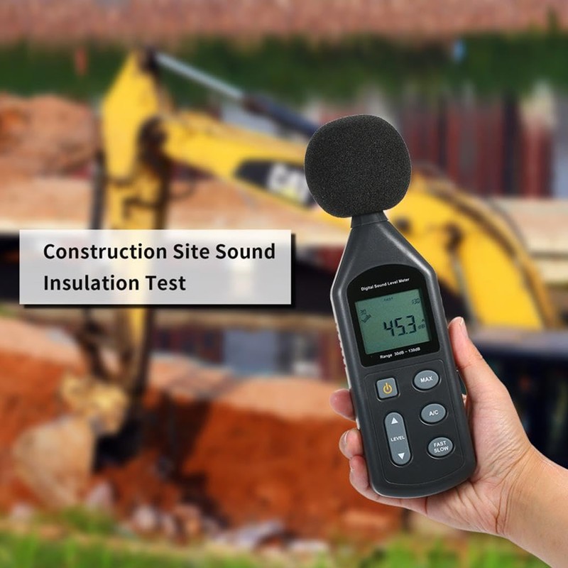 Sound Level Meter, Handheld Decibel Noise Measurement Tester 30-130 dB