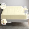 Pizuna Cotton Cream Big Checks Fitted Bed Sheets Double, 300