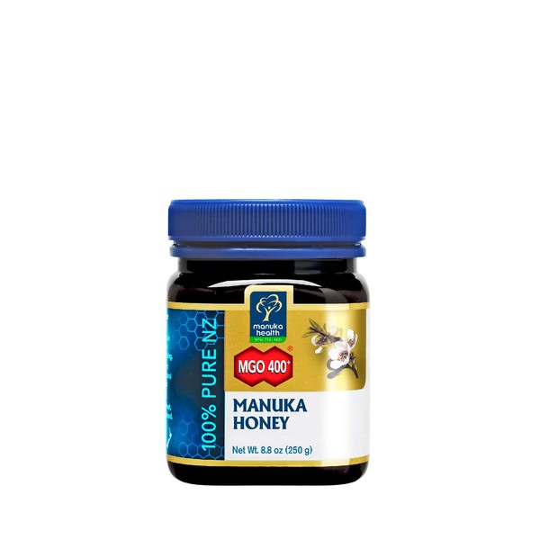 Manuka Health - MGO 400+ Manuka Honey, 100% Pure New Zealand Honey, 8.8 Ounce