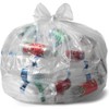 Aluf Plastics 65 Gallon Clear Trash Bags - (Huge 50