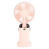 Mini Handheld Fan ABS Portable Digital Display USB Charging Foldable