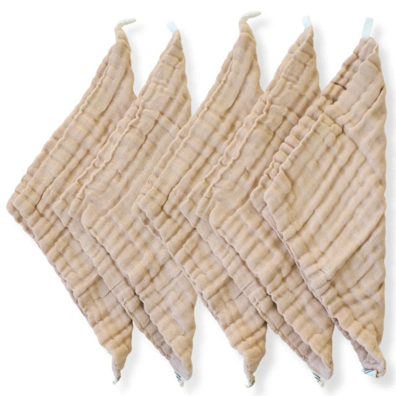 Fibre For Good Cotton Reusable Wipes 5pk, Multi