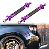 TOMALL 2 Pcs 45mm Car Adjustable Front/Rear Bumper Lip Splitter