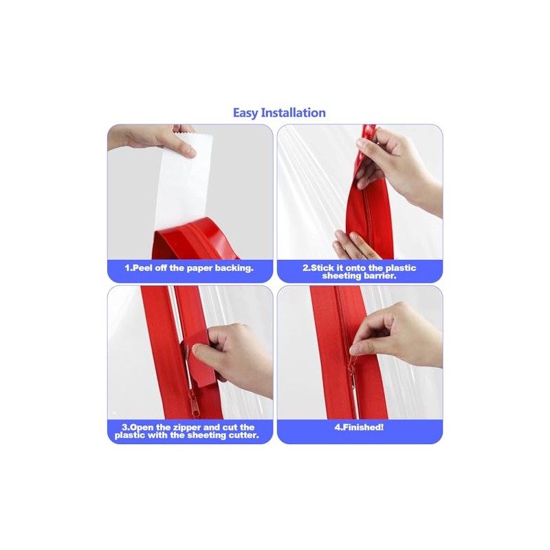 Dust Barrier Poles,10 Ft Dust Containment Pole (Pack of 4)