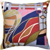 Kashmir Designs Hundertwasser Modern Pillow Cover | Contemporary Pillows |