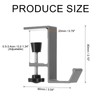 PATIKIL 2Pcs Purse Hook for Table, Adjustable Clamp-on Purse Hanger