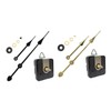 SHINEOFI 2 Sets DIY Clock Mechanism Repair Kit Replacement Clock