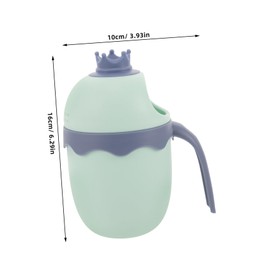 minkissy Ergonomic Bath Rinse Cup with Easy Pour Spout Safe Shampoo Rinser for Newborns and Lightweight Water Scoop for Bathing Portable Bathroom Accessory