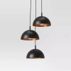 Threshold Pendant Lamp – Black/Gold Finish– New and sealed