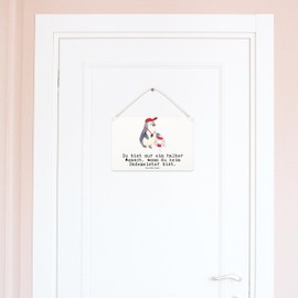 Mr. & Mrs. Panda Decorative sign, bath master heart, DIN A6, gift, door sign, swimming pool, swimming school, bathing establishment, wooden sign, employee,