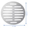 Vonty Stainless Steel Round Floor Drain Cover 6 Inch -