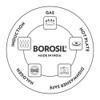 Borosil Stainless Steel Handi Casserole with Lid Impact Bonded Tri-Ply