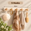 No-Drill Wall Coat Rack for Clothes & Bags – Carbon
