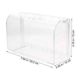 2-Gang Weatherproof Outlet Cover In Use Electrical Power Outlet Cover, Outdoor Plug and Receptacle Protector for Garden Home Bathroom, Transparent