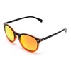 SAMBA SHADES Polarized Round Verona Horned Rim Sunglasses with Black