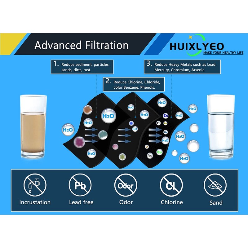 7012333 UC-15 Ice Maker Water Filter, Compatible With Sub 7012333