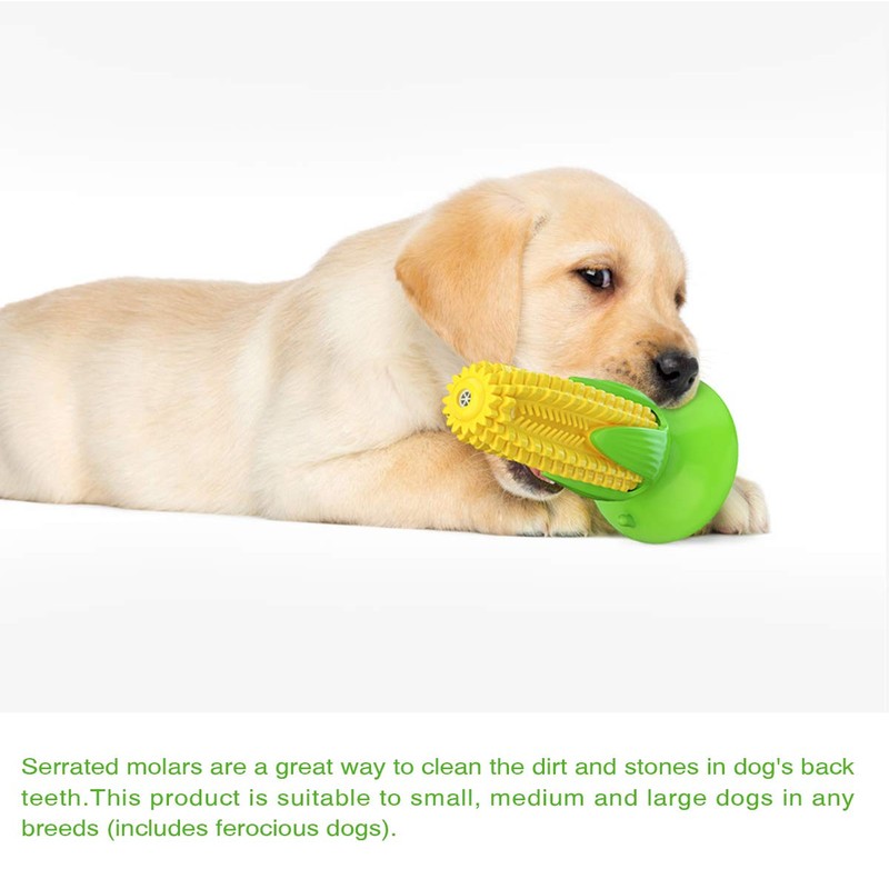 Carllg Puppy Teething Chew Toys, Dog Chew Toys - Corn